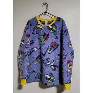 Disney Parks Pluto Dog Sherpa Fleece Pullover Sweater Women’s Plus Size 2X Cozy